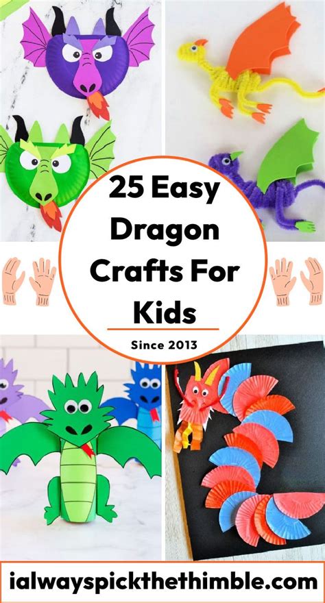 25 Easy DIY Dragon Crafts for Kids: How To Make a Dragon