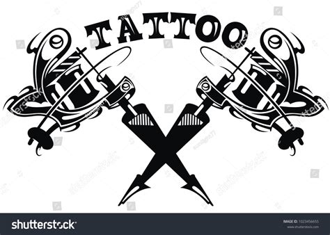 Vector Tattoo Studio Logo Template Stock Vector (Royalty Free ...