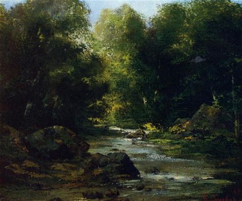 River Landscape, 1869 - Gustave Courbet - WikiArt.org