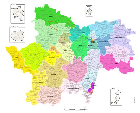 Carte Saone Et Loire | Carte