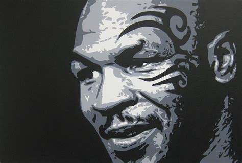 Mike Tyson 11 Painting by Geo Thomson | Fine Art America