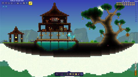 Witch doctor floating island house | Terraria Community Forums