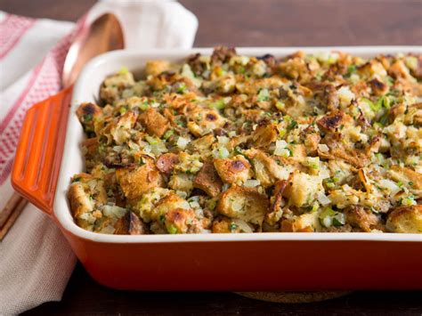 Southern Cornbread Dressing With Oysters and Sausage Recipe