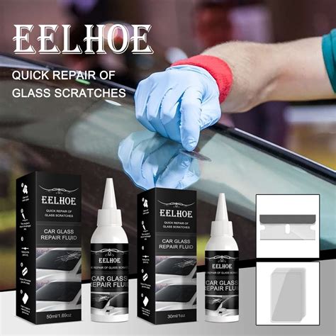 EELHOE glass repair kit cracked liquid windshield/glass glue crack ...