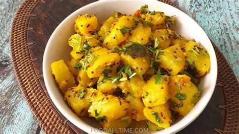 Easy Aloo Bhaji Recipe | Batata Bhaji | Potato Bhaji - FoodAllTime