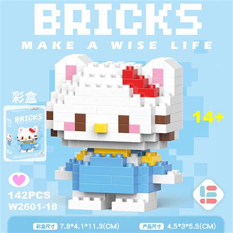 【Ready Stock】DIY NANO BRICKS Cute Cartoon Series Nano Block Building Block Nano Block Kids Toys ...