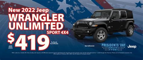 Current New Chrysler, Jeep Special Offers | Hollywood Chrysler Jeep