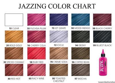 Jazzing hair color, Hair color chart, Hair color