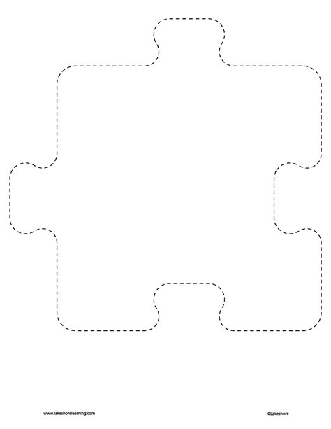 Printable Large Puzzle Pieces