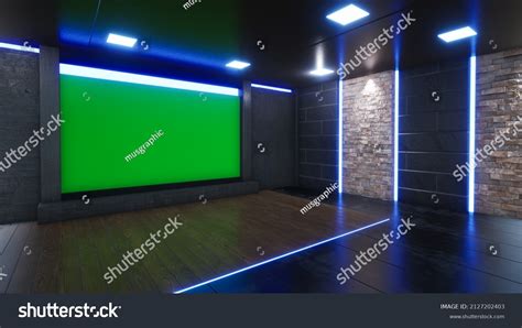 News Studio Backdrop Tv Shows On Stock Illustration 2127202403 | Shutterstock