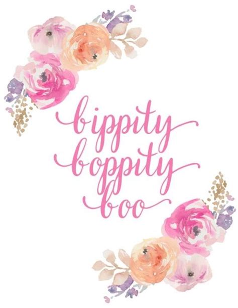 Bippity Boppity Boo – Free Cinderella Printables