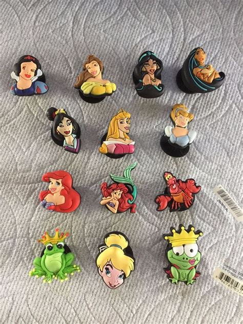 Details about DISNEY PRINCESSES JIBBITZ PRINCESS SHOE CHARMS AURORA POCAHONTAS JIBBITZ | Disney ...