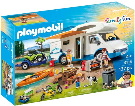 Buy Playmobil9318 Family Fun Camping Mega Set, outdoor camping toy, fun imaginative role play ...