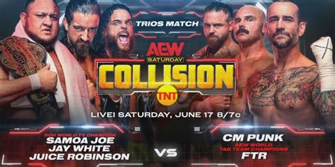 Main Event For The First Ever AEW Collision Has Been Confirmed