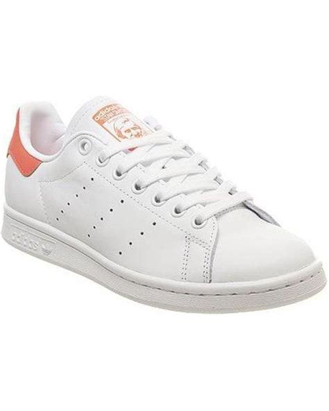 adidas Leather Stan Smith Trainers in White - Save 5% - Lyst