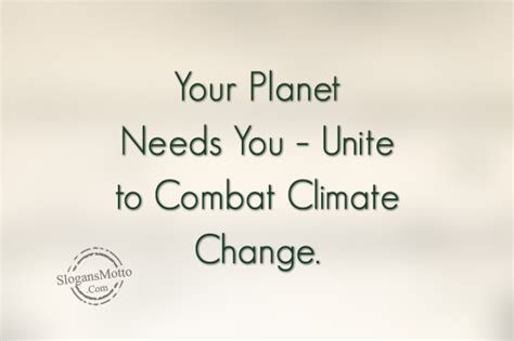 Climate Change Slogans