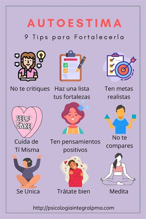 9 Tips para Fortalecer tu Autoestima | Self care activities, Mental and emotional health ...