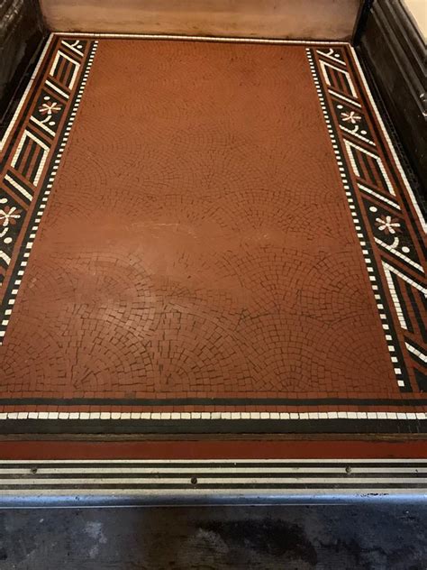 Victorian Architect Watson Fothergill Tesserae Mosaic Floor Restored in Nottingham - Cleaning ...