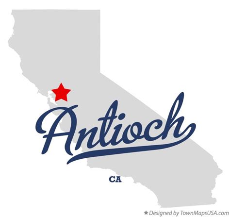 Map of Antioch, CA, California