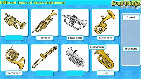 Types Of Brass Instruments