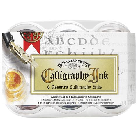 Calligraphy Inks - Calligraphy Ink 6 Assorted Set | Winsor & Newton