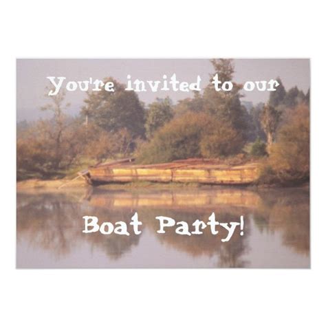 Boat Party Invitations | Zazzle.com