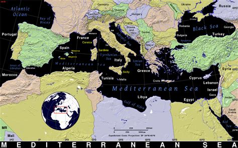 Mediterranean Sea · Public domain maps by PAT, the free, open source ...