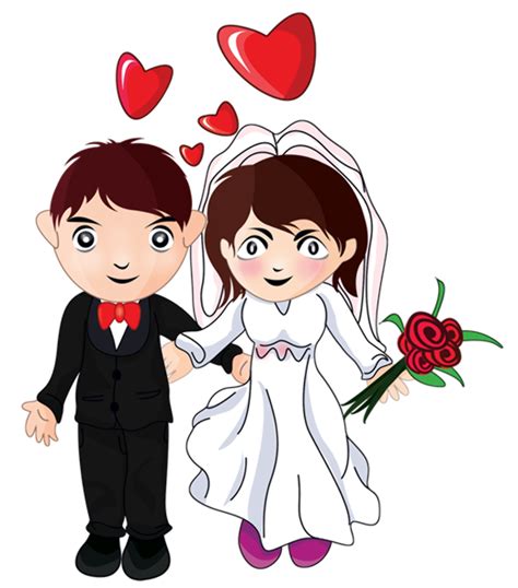 Download High Quality bride and groom clipart animated Transparent PNG Images - Art Prim clip ...