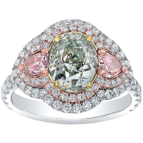 Antique Pink Diamond Rings - 239 For Sale at 1stdibs