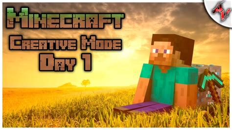 Minecraft - Creative Mode - Day 1 - YouTube