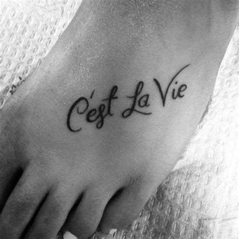 C'est la vie tattoo | Tattoo designs, Tattoos, Back tattoo