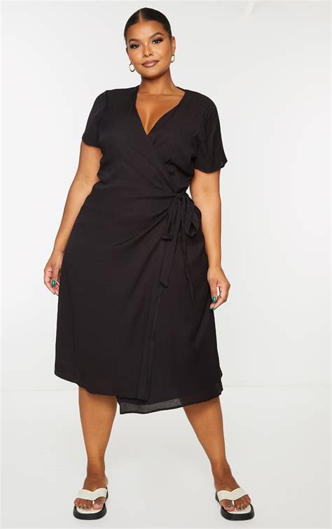 black wrap dress plus size | Dresses Images 2022