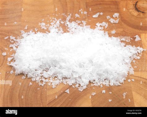 Sea Salt Flakes Stock Photo - Alamy