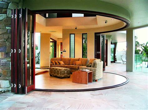 Curved Sliding Glass Door Track | Folding doors interior, Folding patio ...