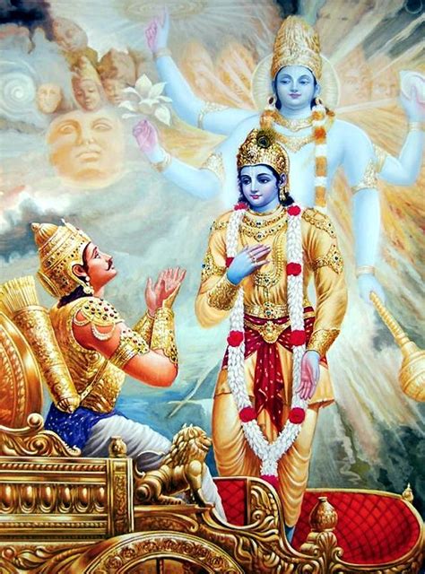 SHRI KRISHNA & ARJUNA | Radha krishna art, Krishna avatar, Krishna hindu