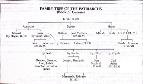 Family Tree of Patriarchs / Ancestors - scook