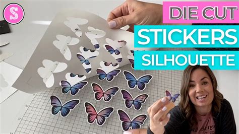 How to Make Die Cut Stickers: Silhouette CAMEO Tutorial - YouTube