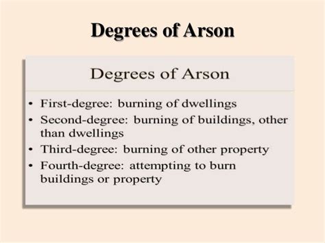 Arson