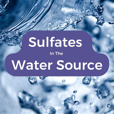 Sulfates In The Water Source | AGQ Labs USA