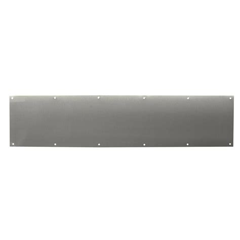 Prime-Line 8 in. x 34 in. Stainless Steel Door Kick Plate-J 4619 - The Home Depot