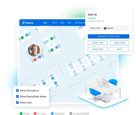 Desk Booking System | Hot Desking Software & Reservation | Yeastar