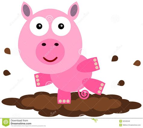 Pig In Mud Clipart | Free download on ClipArtMag