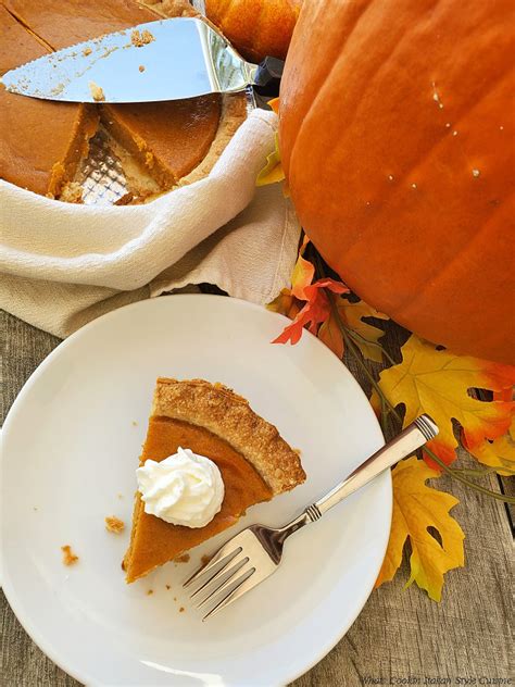 Homemade Fresh Pumpkin Pie | What's Cookin' Italian Style Cuisine