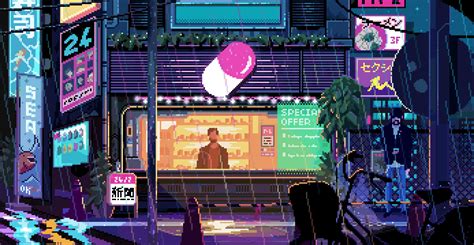 Cyberpunk Rain : r/raining