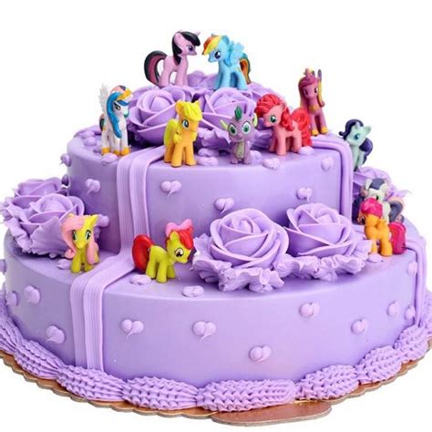 MLP my little pony figurines toys / cake toppers / DIY Cake deco ...