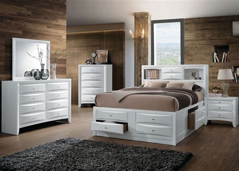 Ireland White Bookcase Storage Bedroom Set by ACME | 1StopBedrooms