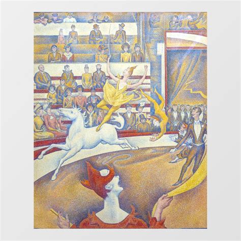 Georges Seurat - The Circus Wall Decal | Zazzle | Seurat paintings ...