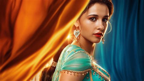 2048x1152 Resolution Princess Jasmine in Aladdin Movie 2019 2048x1152 Resolution Wallpaper ...