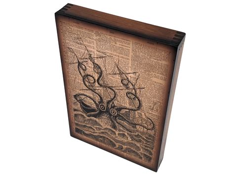 Release the Kraken - Handcrafted Wall Art - Relic Wood