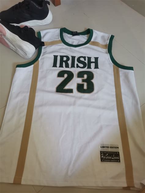 Highschool jersey LeBron James 23, Men's Fashion, Activewear on Carousell